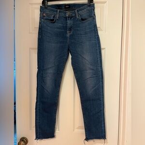 Hudson Colette Mid Rise Ankle Skinny Jeans.